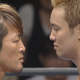 Tanahashi (left) and Okada (right) square off